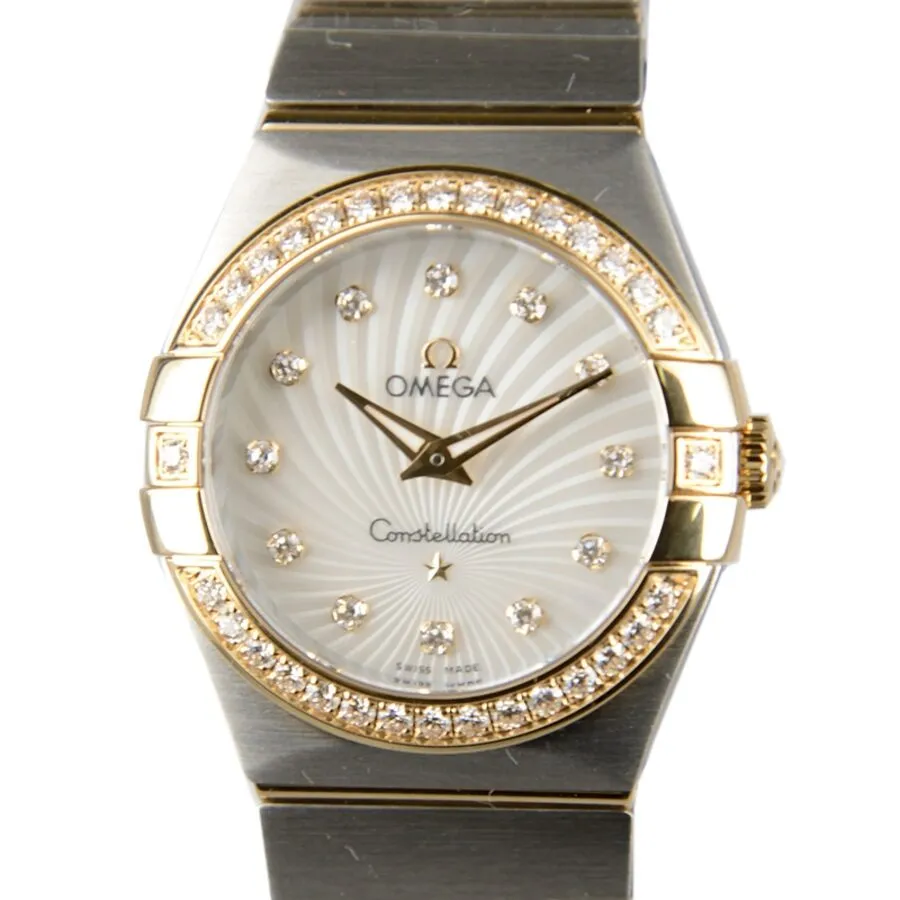 Omega Constellation Automatic Chronometer Diamond Ladies Watch 123.25.27.60.55.004