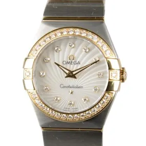 Omega Constellation Automatic Chronometer Diamond Ladies Watch 123.25.27.60.55.004