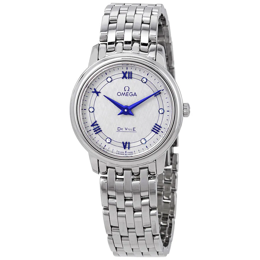 Omega De Ville Diamond Grey Dial Ladies Watch 424.10.27.60.56.002