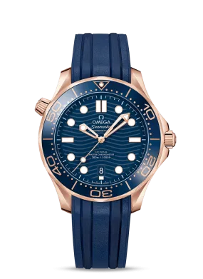 OMEGA SEAMASTER 18K SEDNA GOLD DIVER 300M OMEGA CO‑AXIAL 42MM 210.62.42.20.03.001