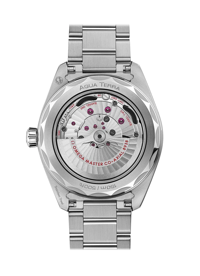 Omega Seamaster Aqua Terra 150M Co‑Axial Master Chronometer GMT World Timer 43mm Steel on Steel 220.10.43.22.03.001