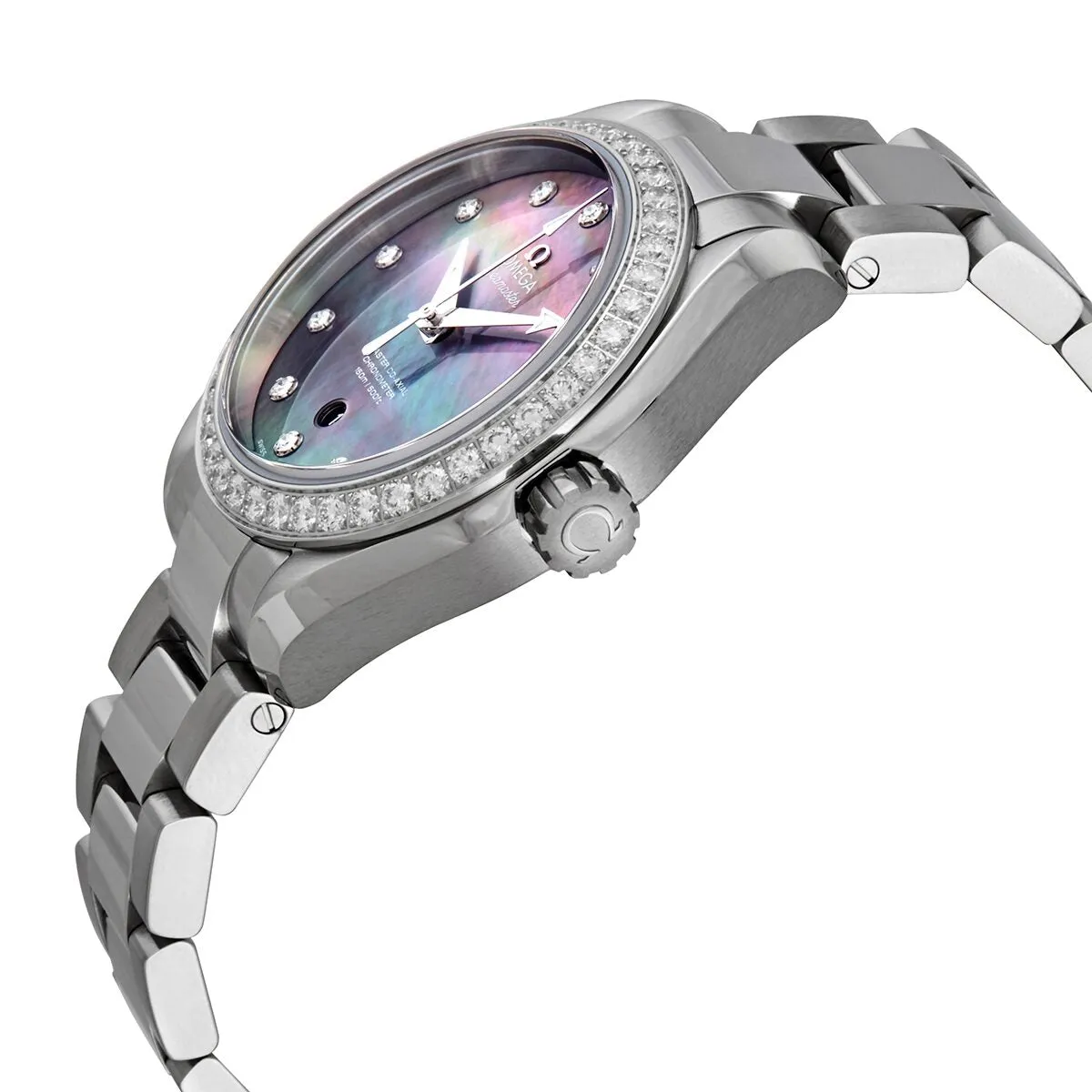 Omega Seamaster Aqua Terra Automatic Diamond Ladies Watch 231.15.34.20.57.001