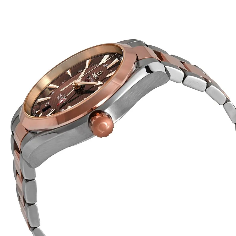 Omega Seamaster Aqua Terra GMT Automatic Grey Dial Two-tone Men's Watch 23120432206003 231.20.43.22.06.003