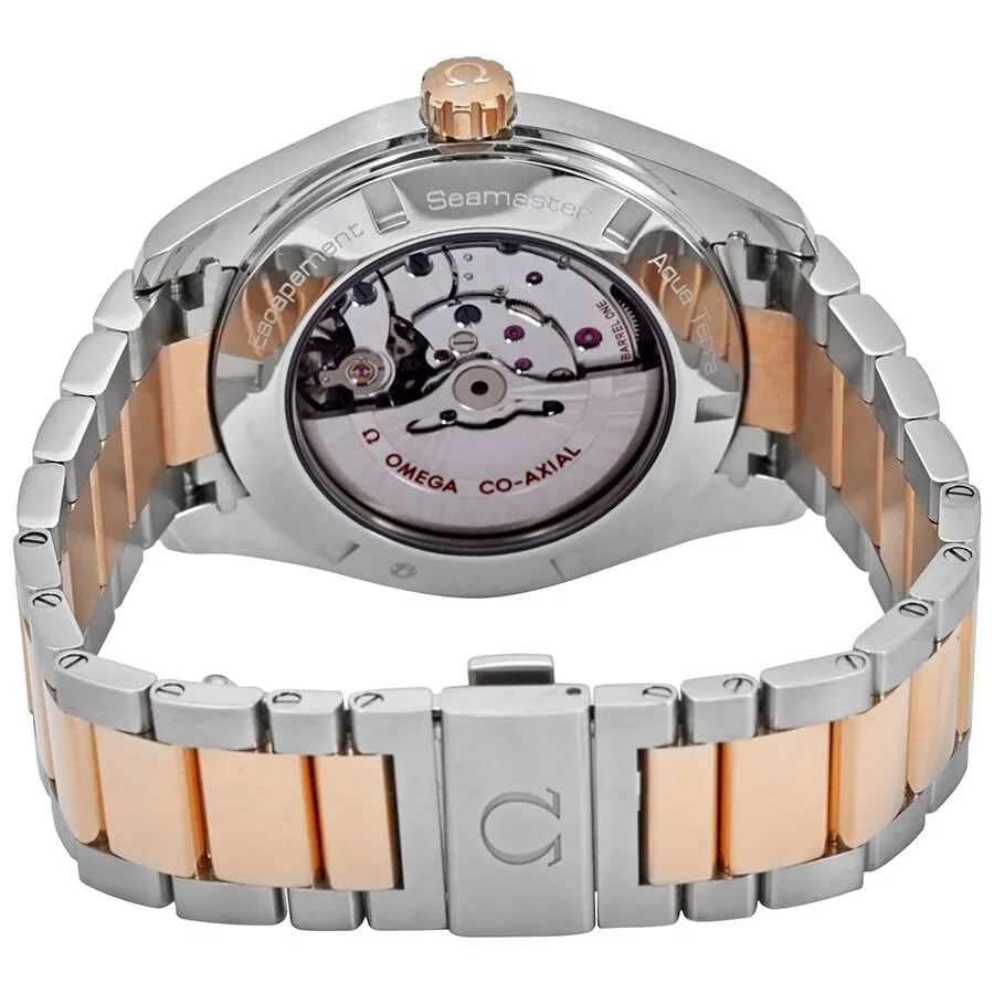 Omega Seamaster Aqua Terra GMT Automatic Grey Dial Two-tone Men's Watch 23120432206003 231.20.43.22.06.003
