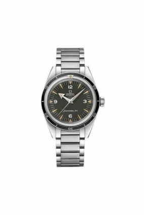 omega specialties the 1957 trilogy set limited edition 39mm stainless steel black tropical dial men's watch