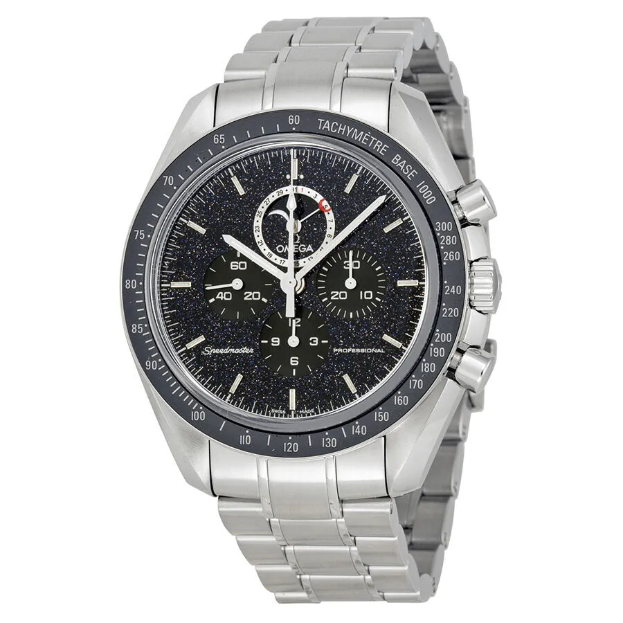 Omega Speedmaster Moonwatch Chronograph Black Dial Stainless Steel Men's Watch 31130443201001 311.30.44.32.01.001