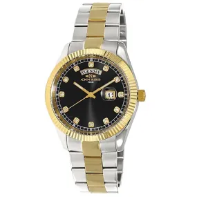 Oniss Men's Admiral Black Dial Watch - ON3881-2TBK