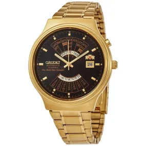 Orient Perpetual Calendar Automatic Black Dial Men's Watch FEU00008BW