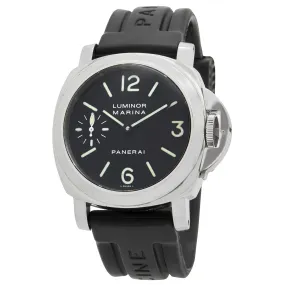 Panerai Luminor Marina Pam 001 Black Dial Hand Wind Men's Watch