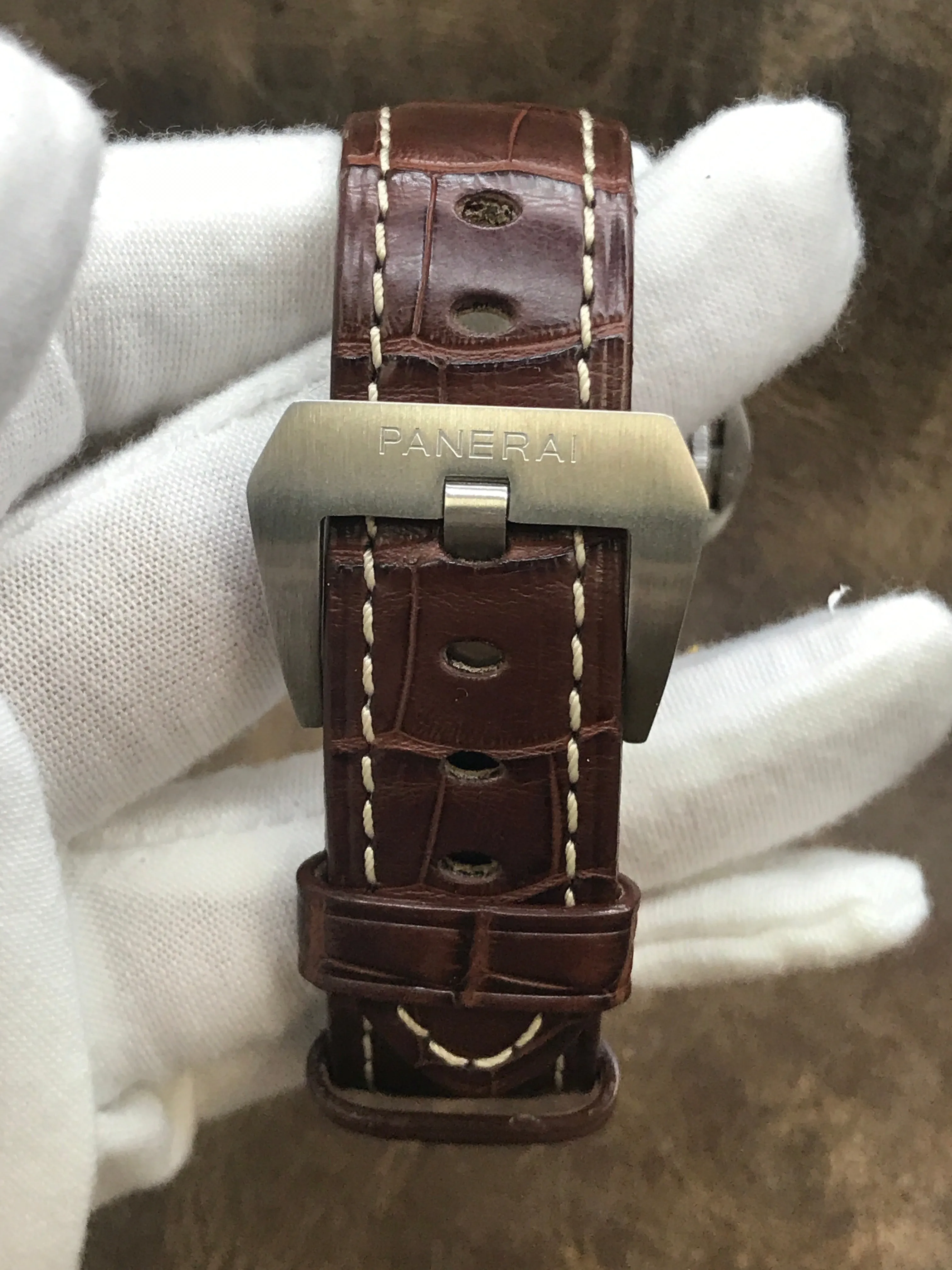 Panerai Luminor Marina PAM00048 Black Dial Automatic  Men's Watch