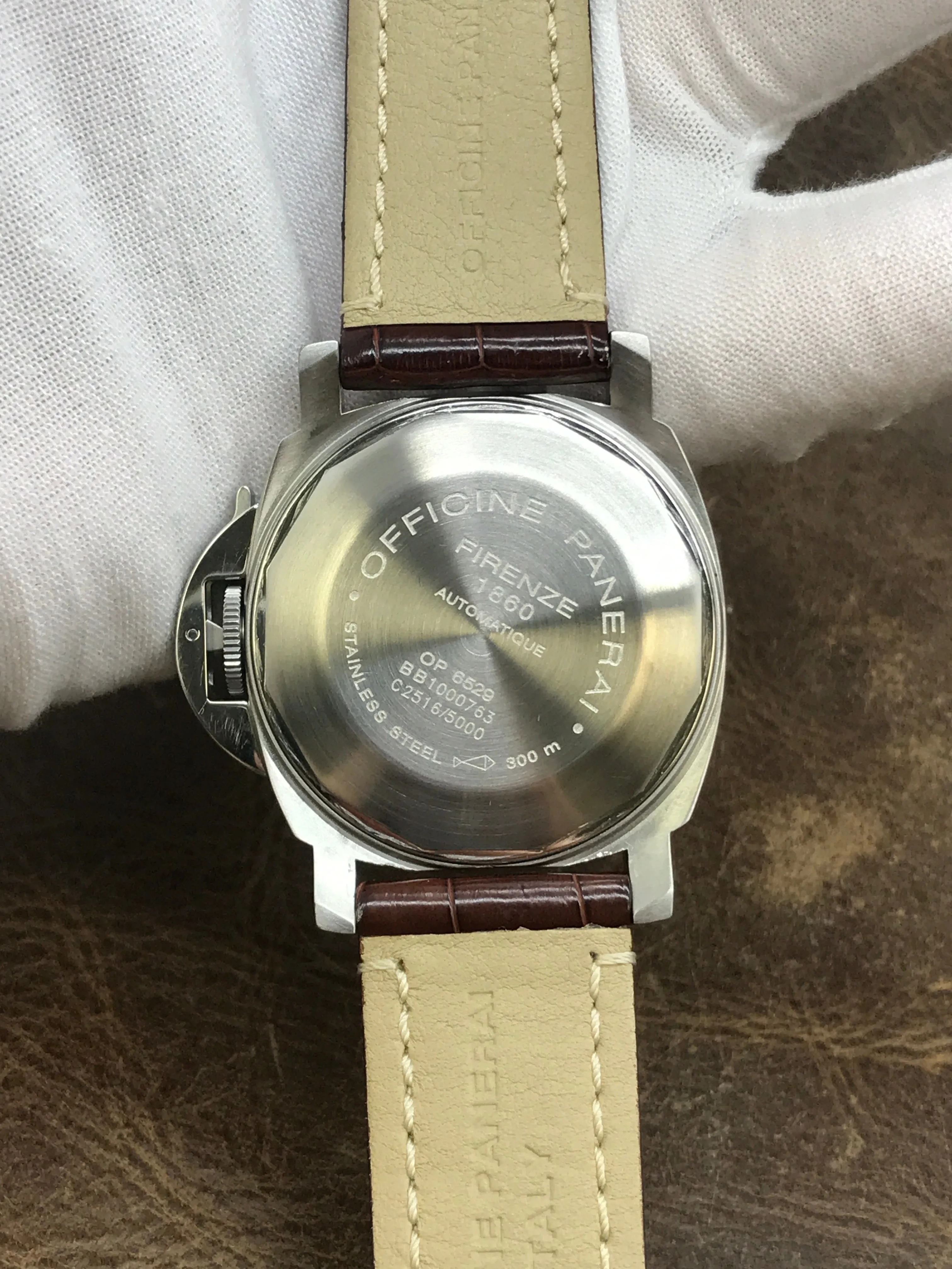 Panerai Luminor Marina PAM00048 Black Dial Automatic  Men's Watch