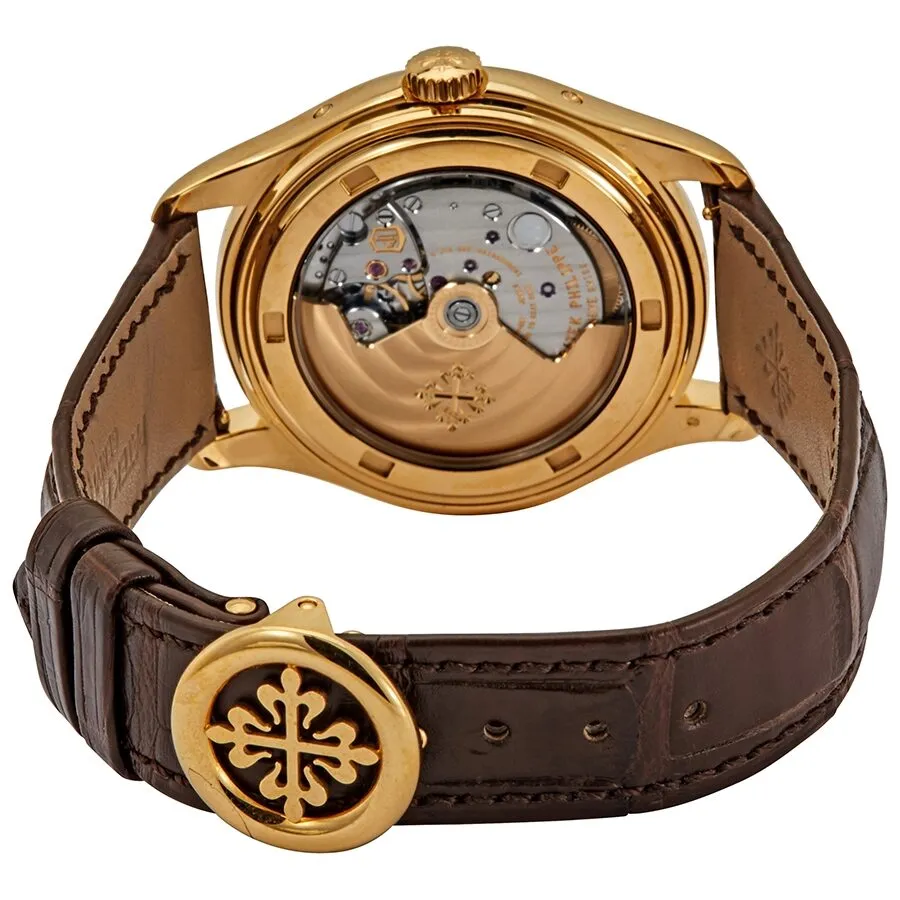 Patek Philippe Complications Moon Phase Grey Dial 18kt Yellow Gold Men's Watch 5146J-010