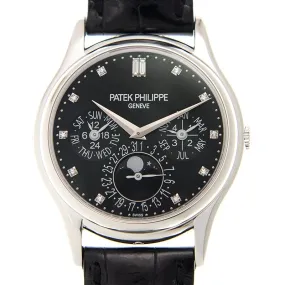 Patek Philippe Grand Complications Black Diamond Dial Automatic Men's Watch 5140P-013