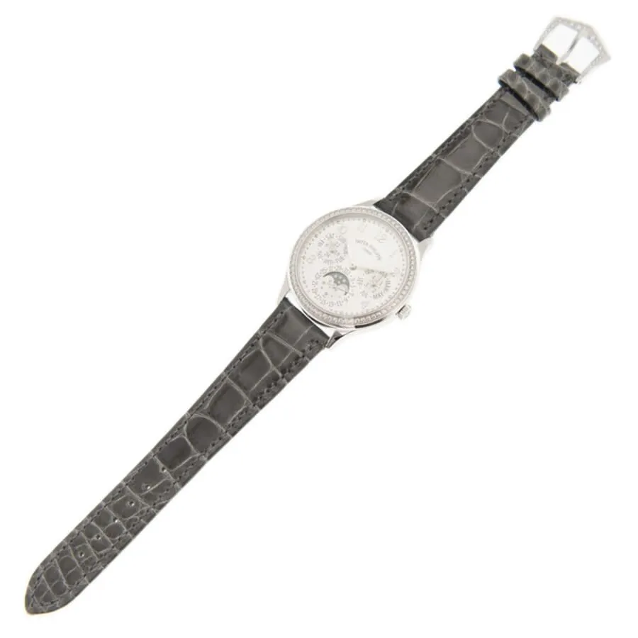 Patek Philippe Grand Complications Perpetual Automatic Diamond White Dial Ladies Watch 7140G-001