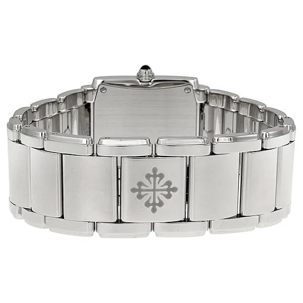 Patek Philippe Twenty-4 Black Dial Steel Diamond Ladies Watch 4910-10A-001 4910/10A-001