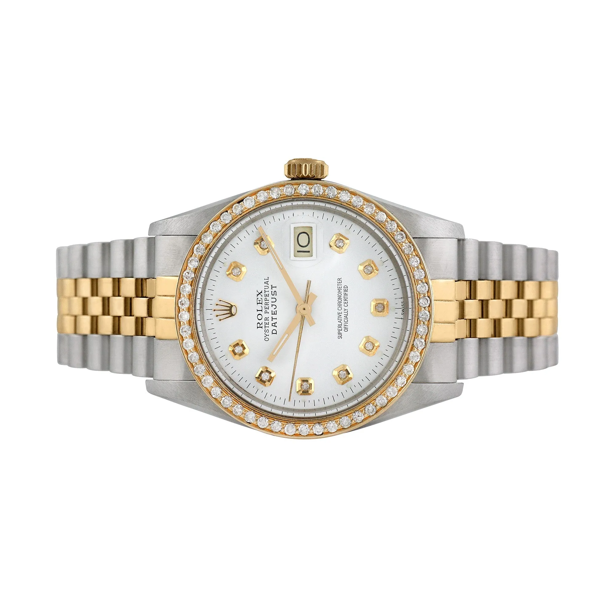Pre-owned Rolex Men's Two-tone  Datejust #75