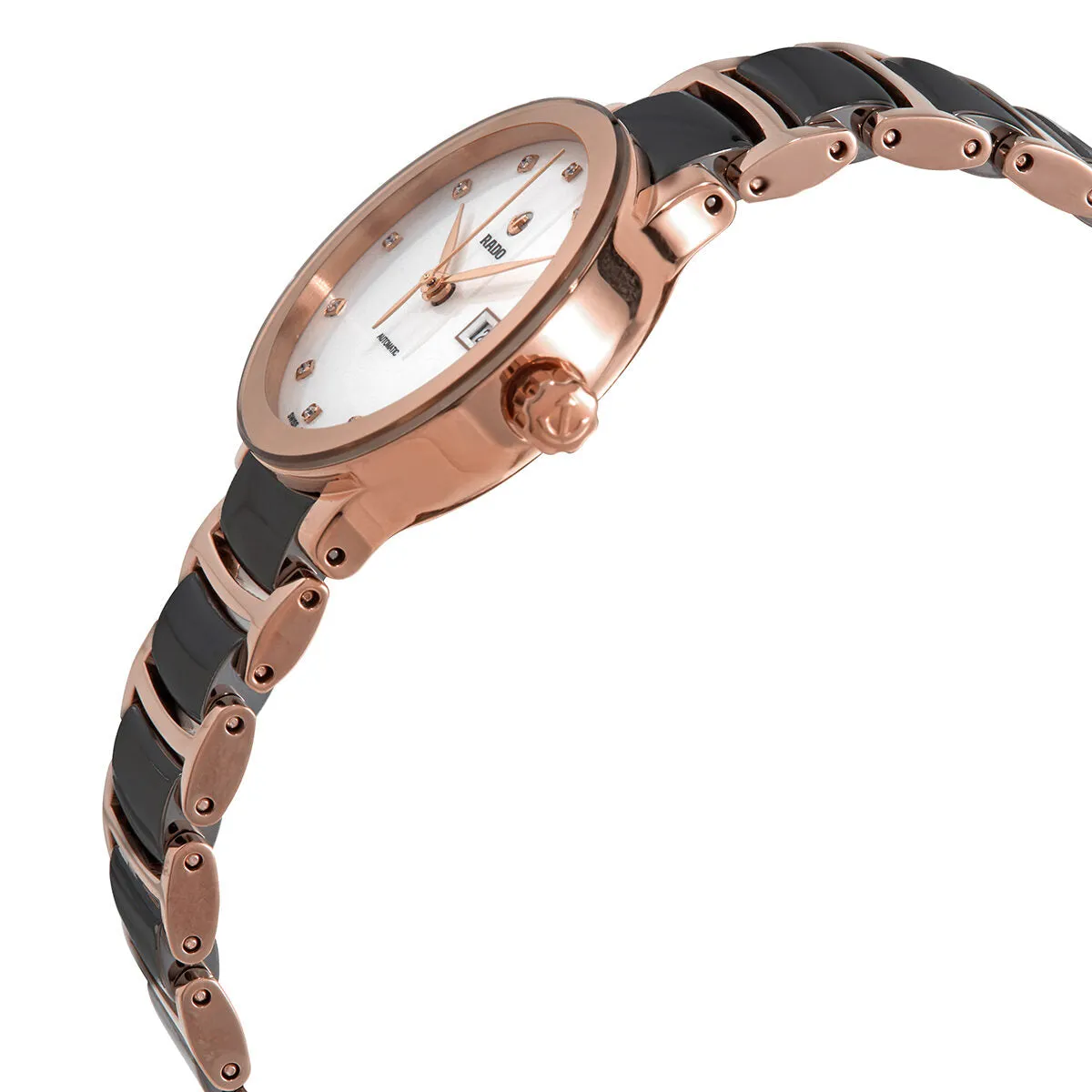 Rado Automatic Diamond Silver Dial Ladies Watch R30183762