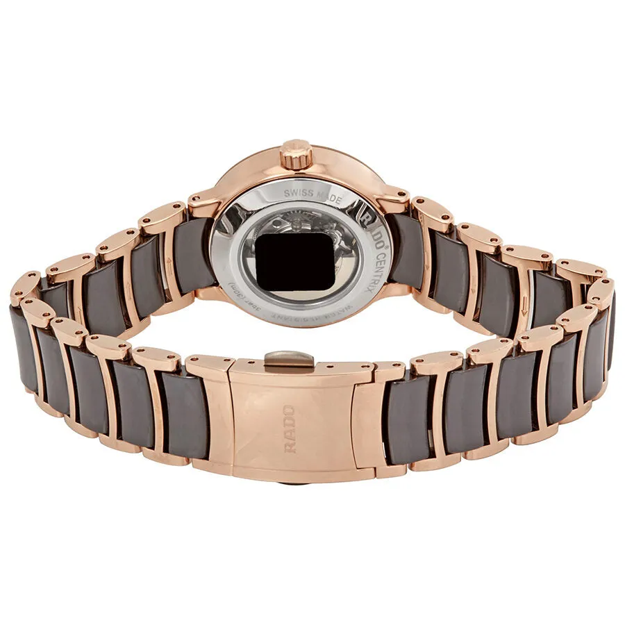 Rado Centrix Automatic Diamond Brown Dial Ladies Watch R30183752