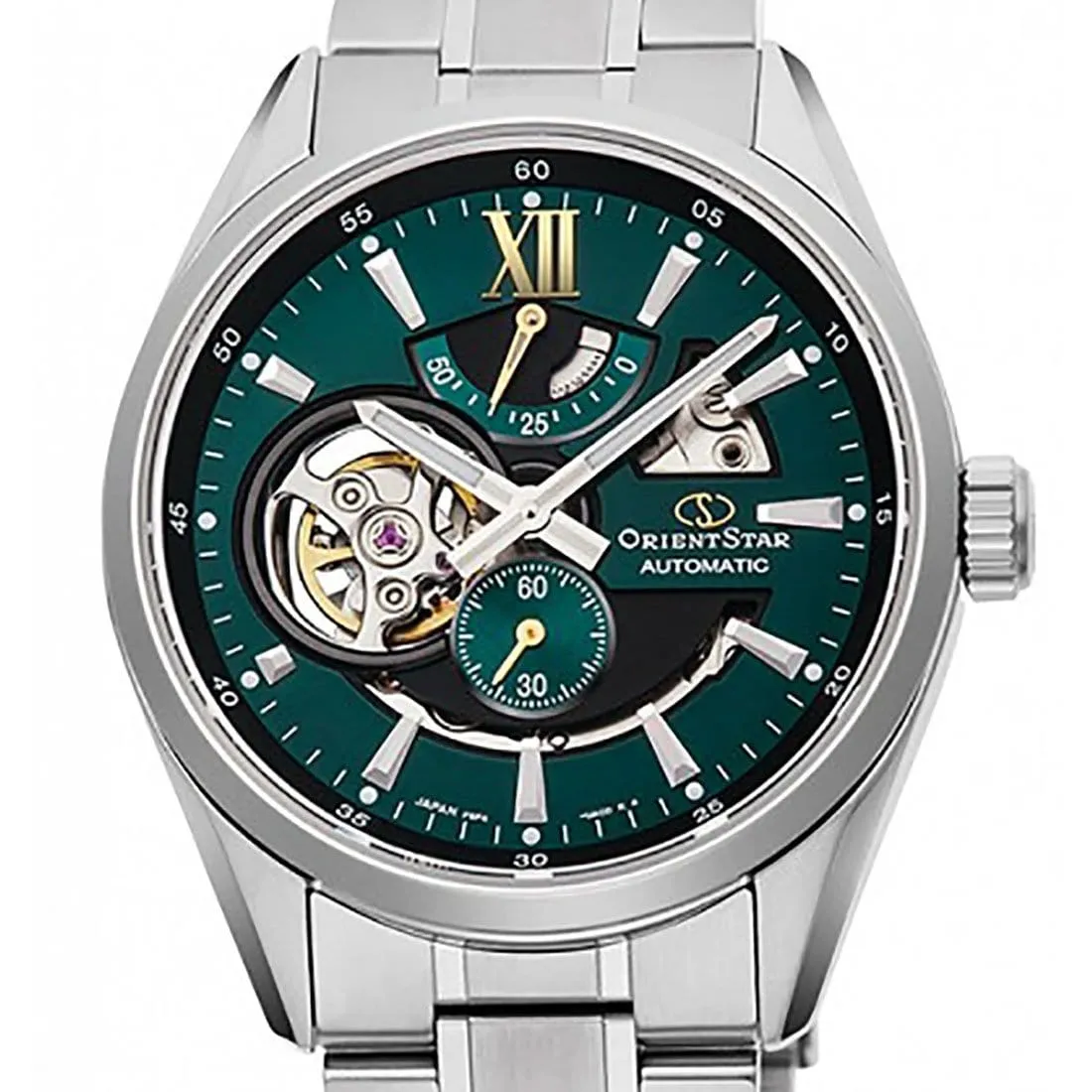 RE-AV0114E00B RE-AV0114E Orient Star Automatic Green Dial 24 Jewels Watch