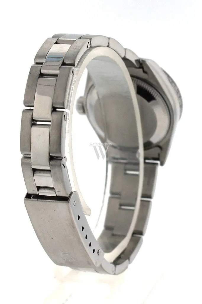 Rolex Custom Datejust 26 Blue Mother of Pearl Diamond Dial Diamond Bezel Men's Watch 179160 Pre-owned