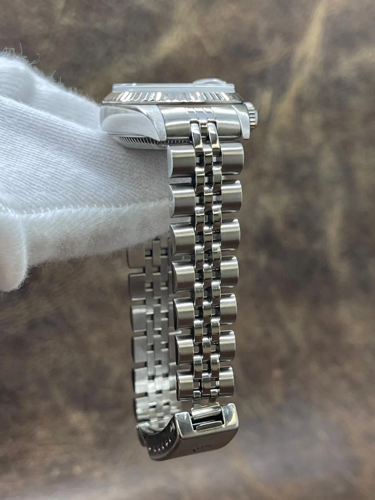 Rolex Datejust 26mm 79174 Black Tahitian MOP Diamond Dial Automatic Women's Watch
