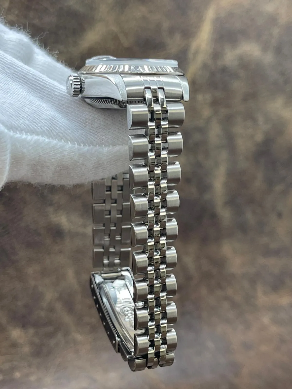 Rolex Datejust 26mm 79174 Black Tahitian MOP Diamond Dial Automatic Women's Watch