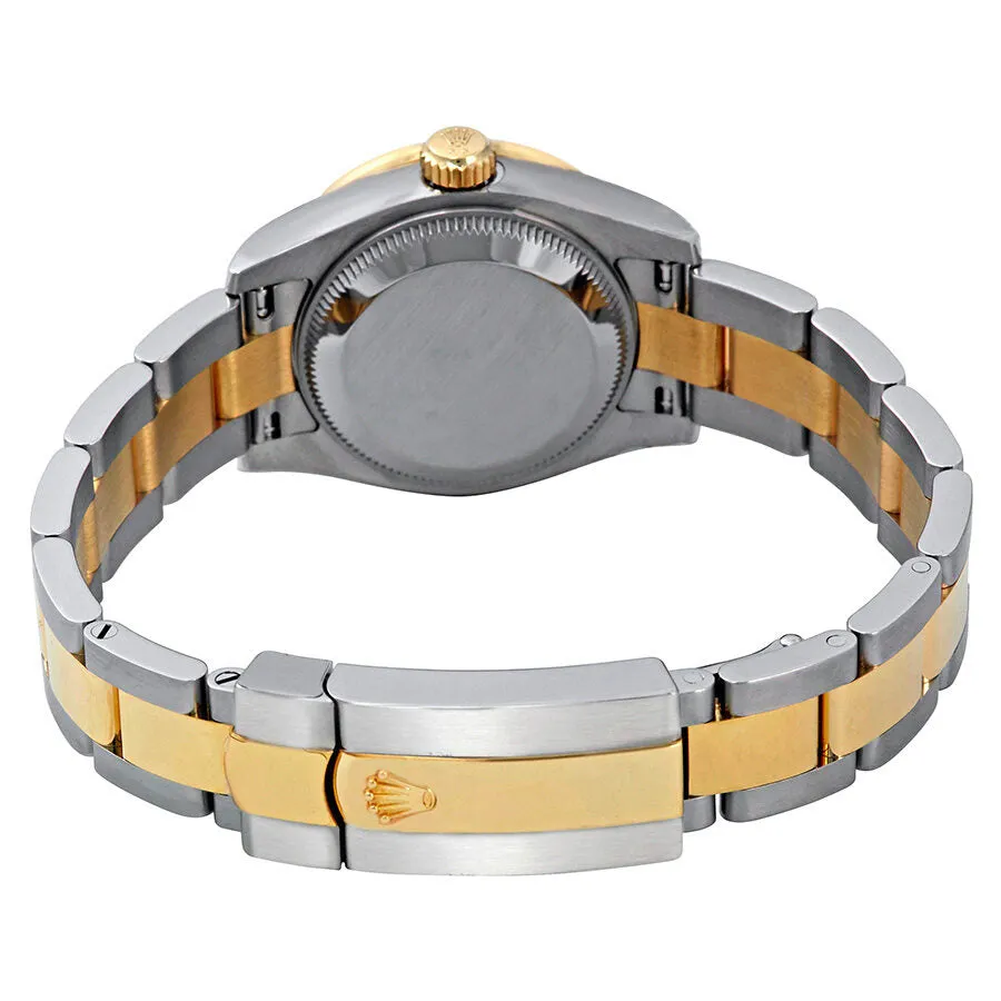 Rolex Datejust Black Mother of Pearl Jubilee Diamond Dial Automatic Ladies Oyster Watch 179383BKJMDO