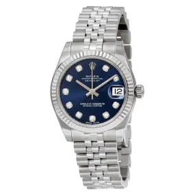 Rolex Datejust Lady 31 Blue Dial Stainless Steel Jubilee Bracelet Automatic Watch 178274BLDJ 178274/63160 G