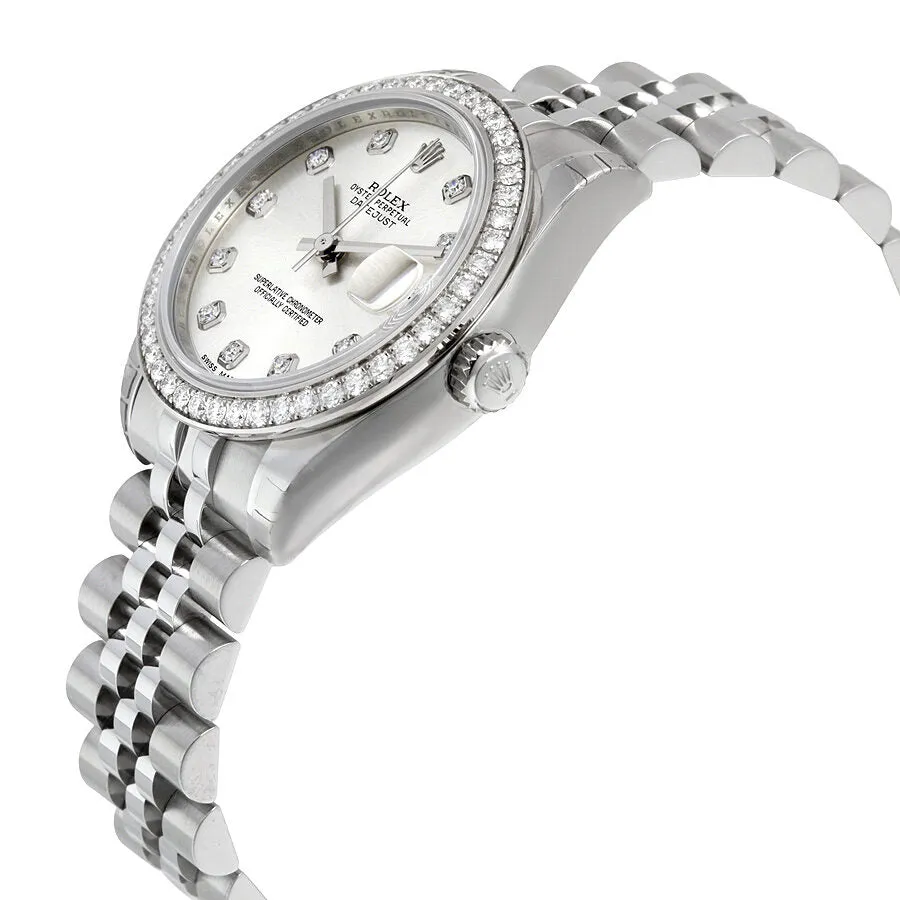 Rolex Datejust Lady 31 Silver Dial Stainless Steel Jubilee Bracelet Automatic Watch 178384SDJ