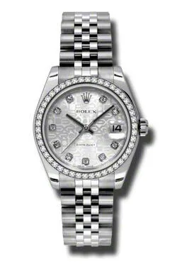 Rolex Datejust Lady 31 Silver Dial Stainless Steel Jubilee Bracelet Automatic Watch 178384SJDJ