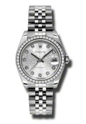 Rolex Datejust Lady 31 Silver Dial Stainless Steel Jubilee Bracelet Automatic Watch 178384SJDJ