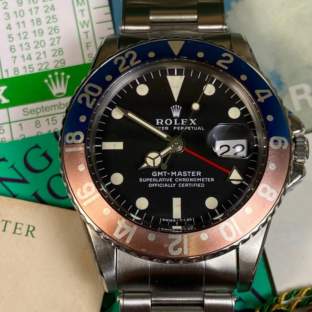 Rolex GMT Master 1675 Pepsi (1968)