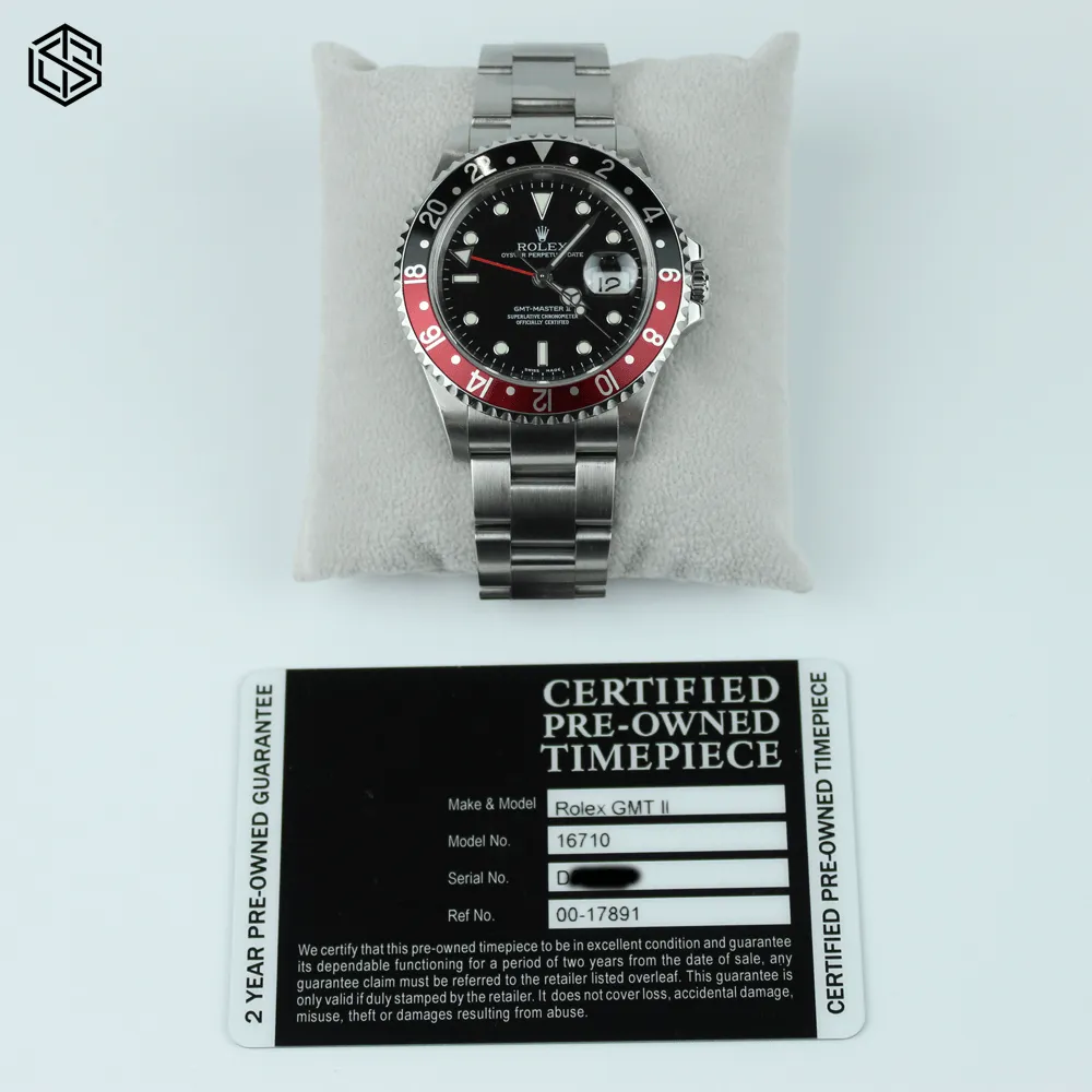 Rolex GMT Master II Coke Bezel 16710