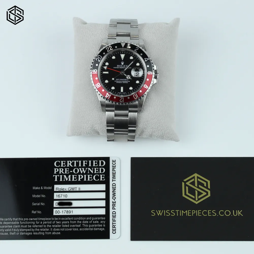 Rolex GMT Master II Coke Bezel 16710