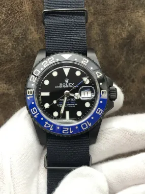 Rolex GMT Master II Pro Hunter Batman 116710BLNR Black Dial Automatic Men's Watch