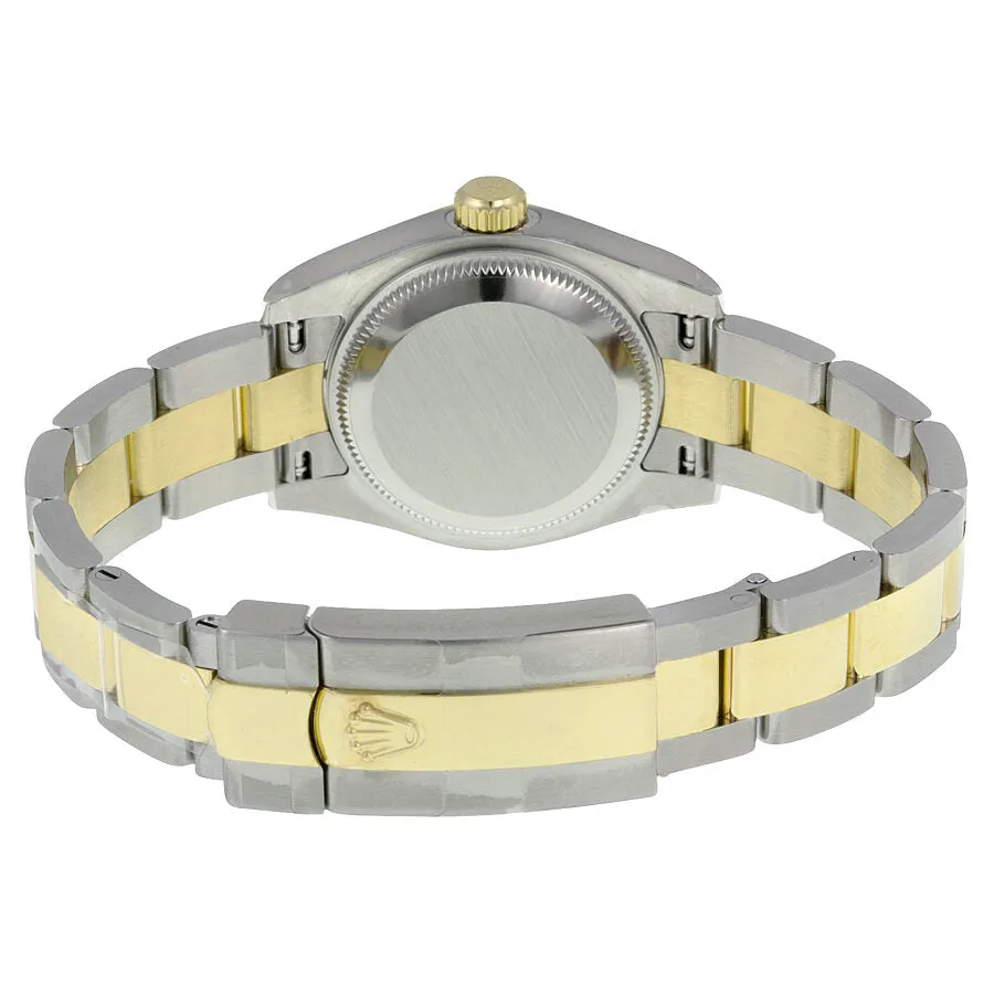 Rolex Lady Datejust 26 Blue Vignette Dial Stainless Steel and 18K Yellow Gold Oyster Bracelet Automatic Watch 179173BLVDO