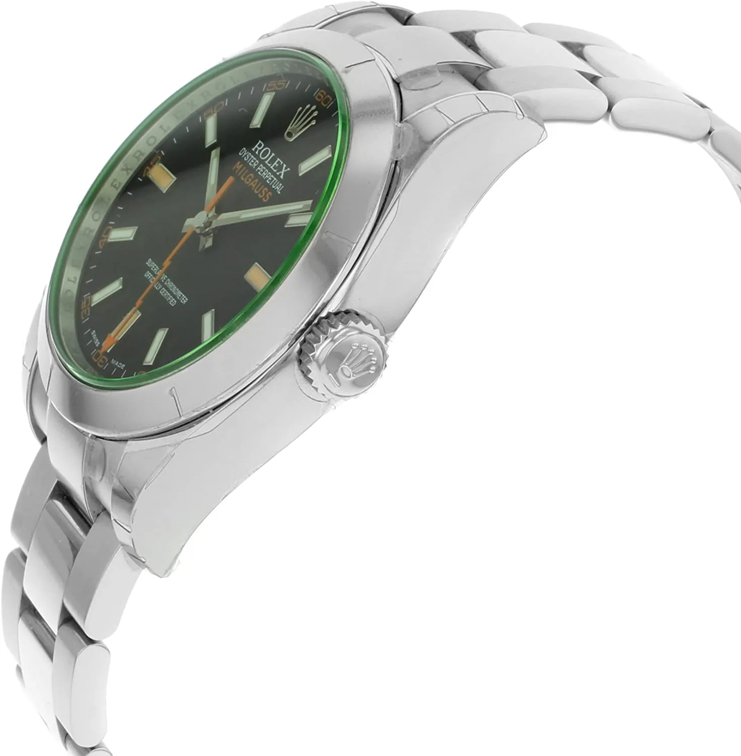 Rolex New Milgauss 116400 Blue Green Steel 40mm 2019 Box/Paper/5YrWarranty #RL67