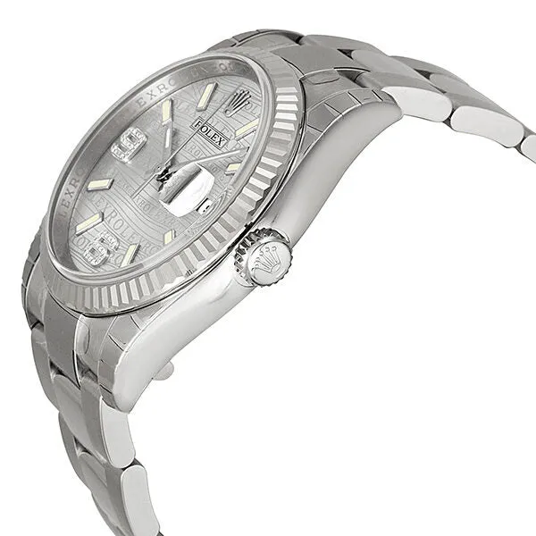 Rolex Oyster Perpetual 36 mm Silver Dial Stainless Steel Bracelet Automatic Watch 116234SJADO