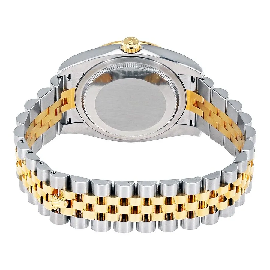 Rolex Oyster Perpetual Datejust 36 Champagne Dial Stainless Steel and 18K Yellow Gold Jubilee Bracelet Automatic 36 mm Watch 116243CJDJ