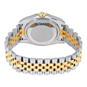 Rolex Oyster Perpetual Datejust 36 Champagne Dial Stainless Steel and 18K Yellow Gold Jubilee Bracelet Automatic 36 mm Watch 116243CJDJ