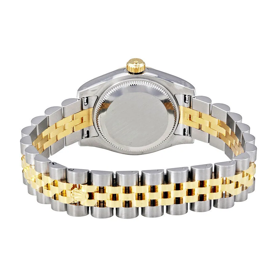 Rolex Oyster Perpetual Lady Datejust Gold Crystal Dial Automatic Ladies Stainless Steel and 18K Yellow Gold Watch 179173GCDJ