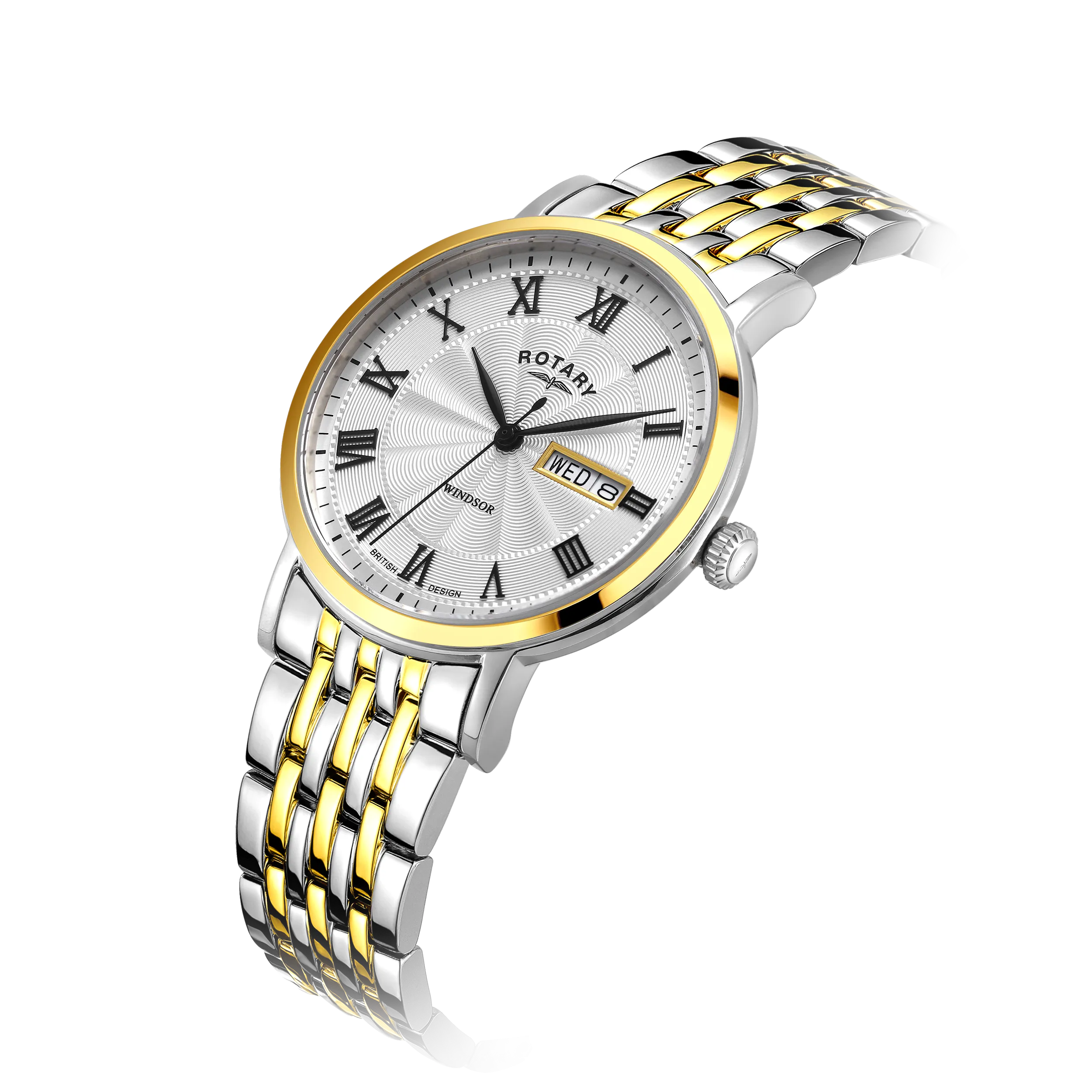 Rotary 37mm Two-Tone Windsor Quartz Watch