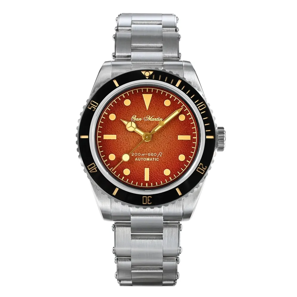 San Martin Men Watches 38mm Diver 6200 Retro Water Ghost Luxury Sapphire NH35 Automatic Mechanical Vintage Watch 20Bar Luminous
