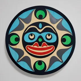 Sandblasted 18" Moon Panel