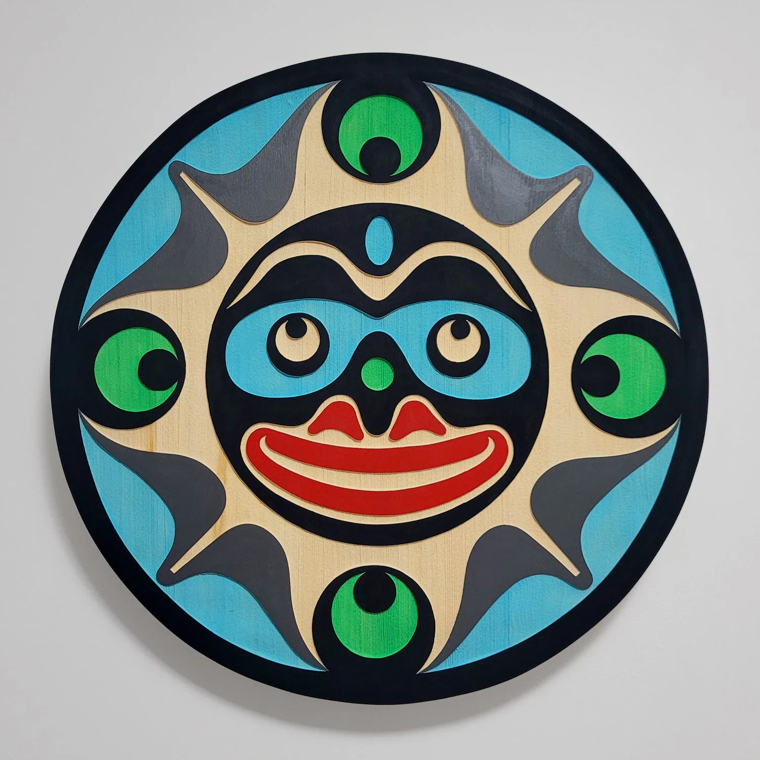 Sandblasted 18" Moon Panel