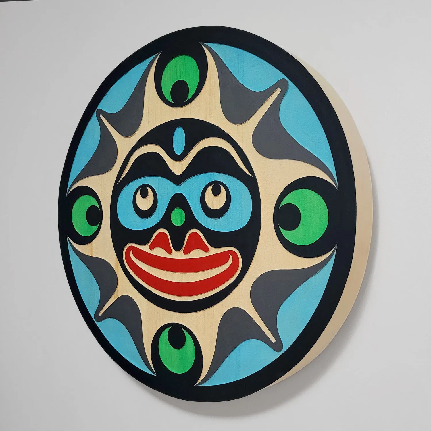 Sandblasted 18" Moon Panel