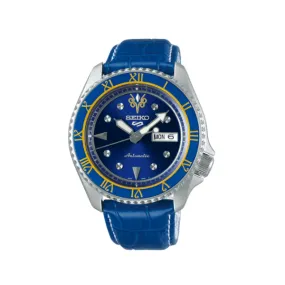 SEIKO 5 LIMITED BLUE DIAL BLUE LEATHER 42.5MM - SRPF17K1Q