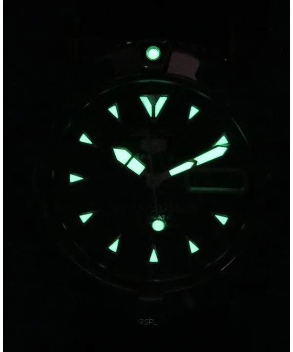 Seiko 5 Sports Rubber Strap Black Dial Automatic SNZB33J2 100M Men's Watch
