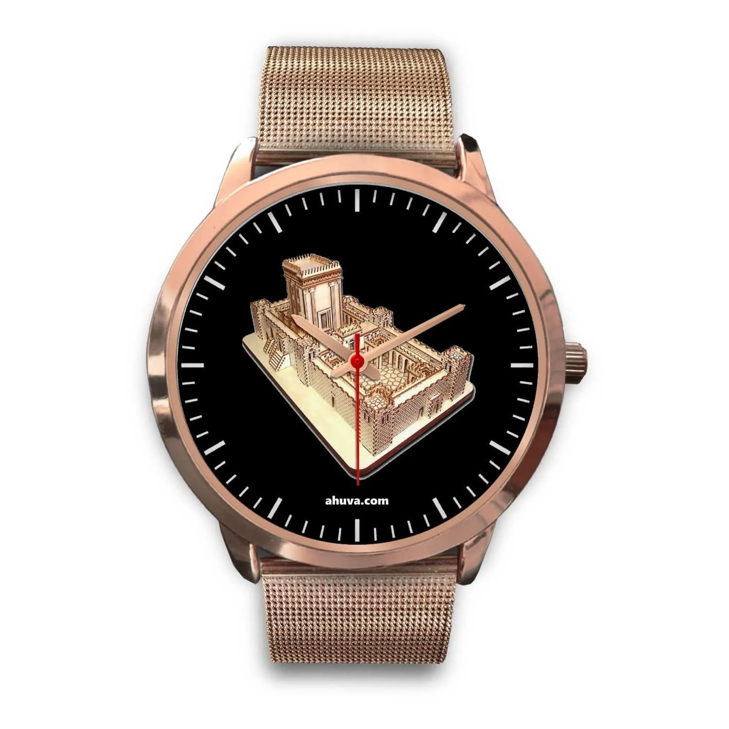 Solomon Temple Wristwatch - Rose Gold