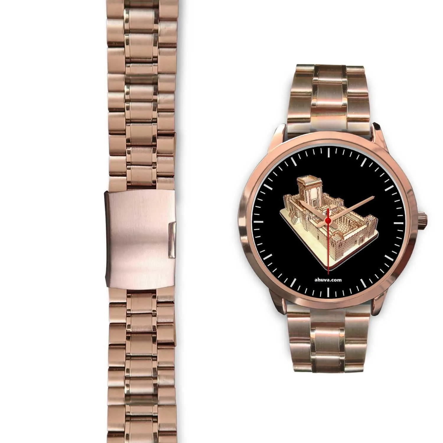 Solomon Temple Wristwatch - Rose Gold